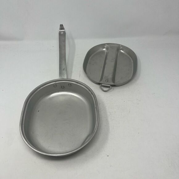 US Military Regal Issue 1960's Cook Pan Army Camping Mess Kit - Picture 1 of 6